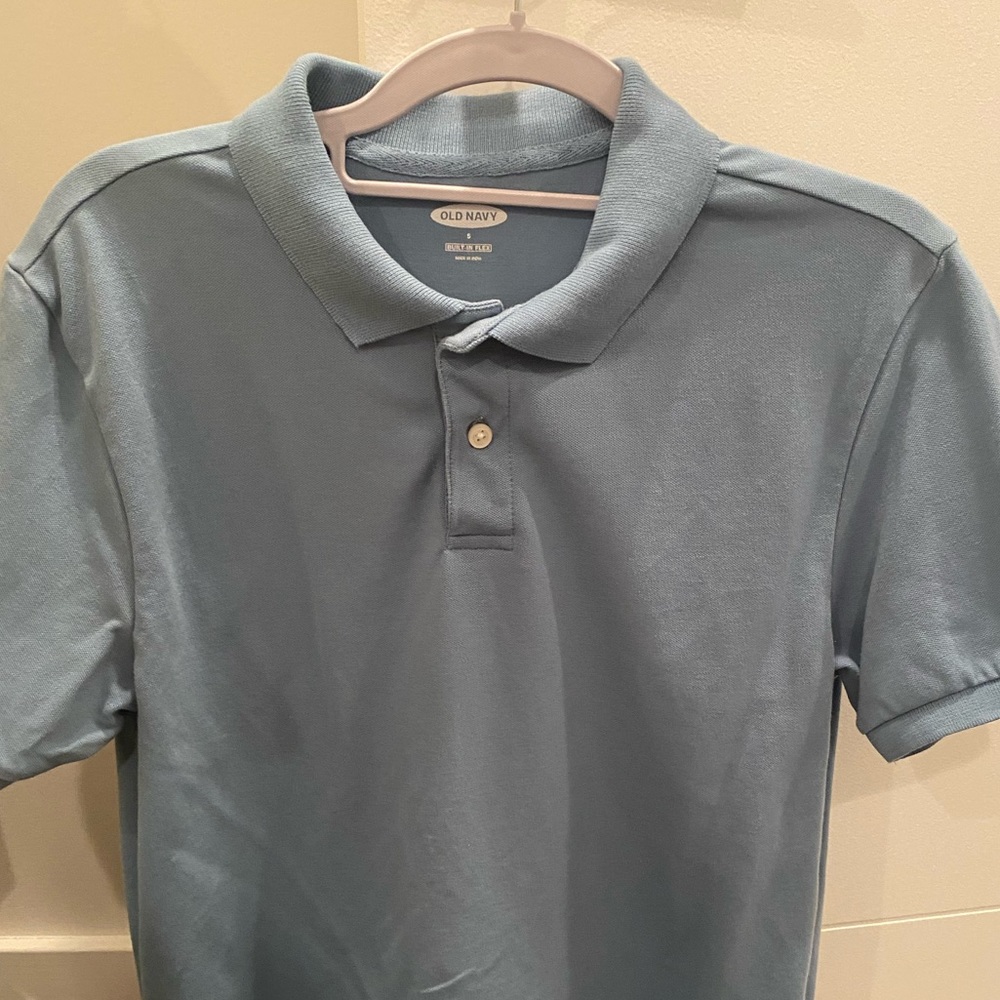 Blue Old Navy Polo (multiple colors for sale on my profile)